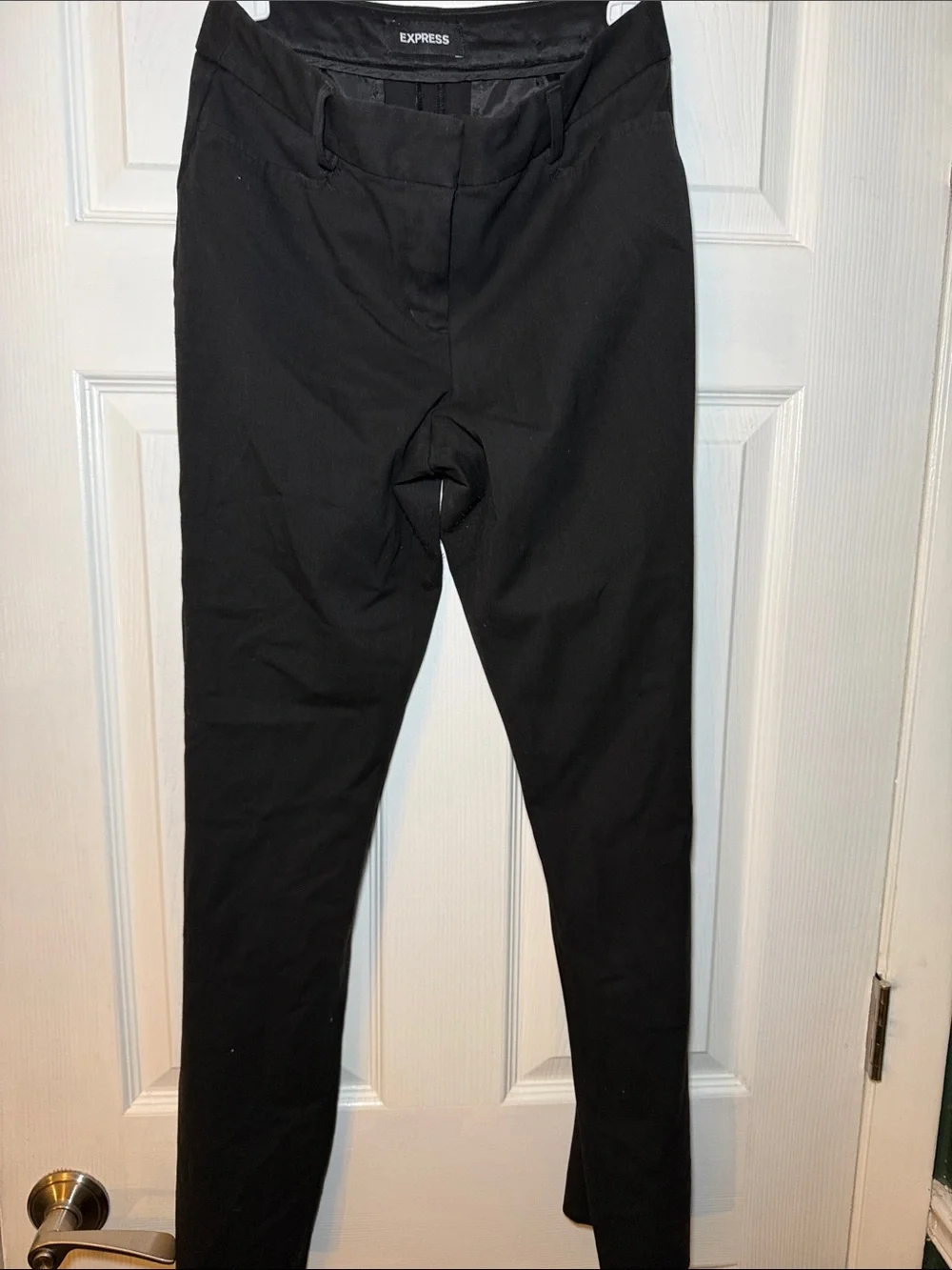 Express Women's Black Slim Tapered 26X29 Dress Business Pants Slacks Size 2